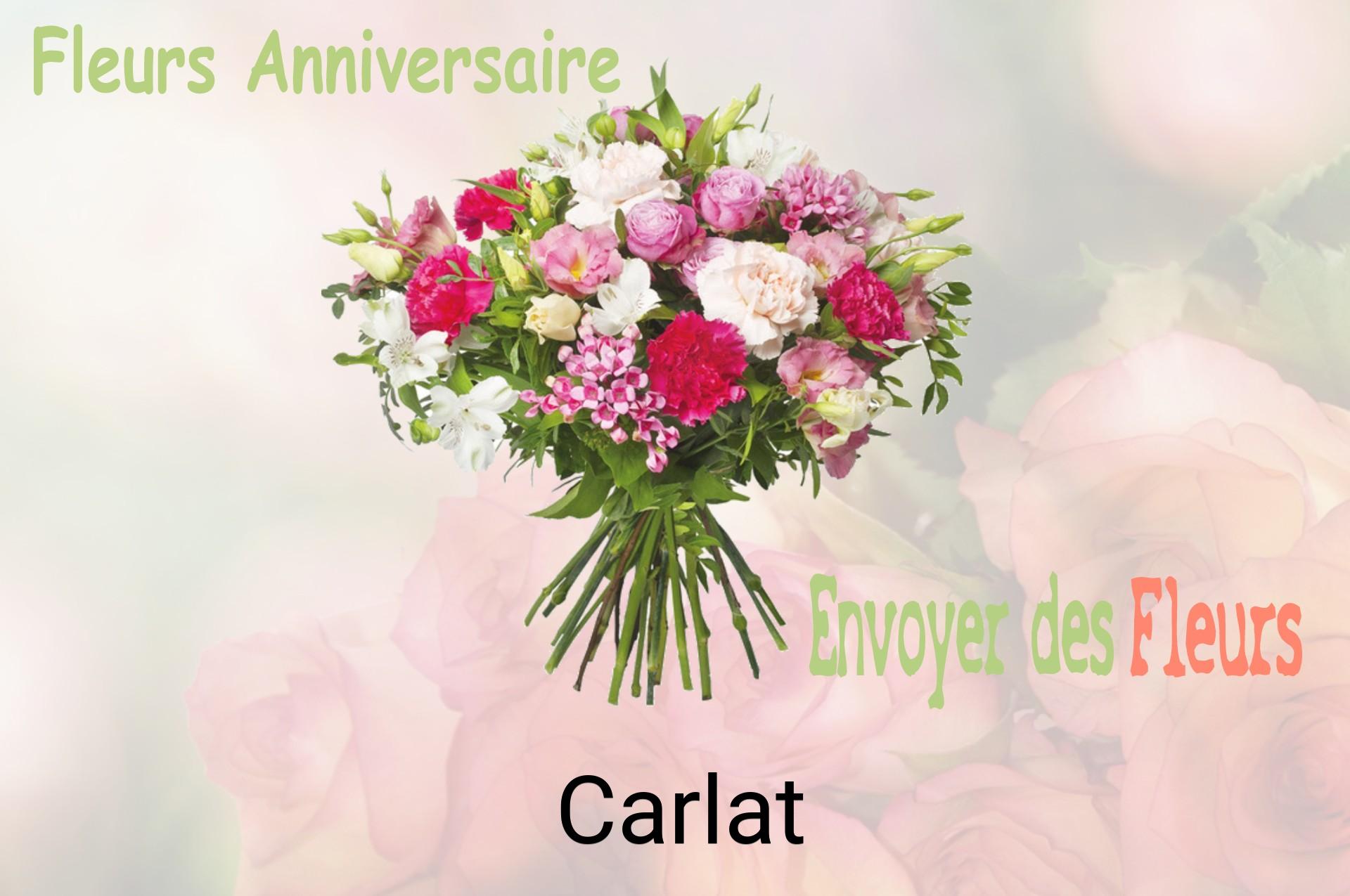 Bouquet de fleurs d’anniversaire livré à Carlat